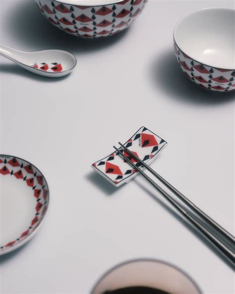 prada chopsticks|Set of two porcelain chopstick rests .